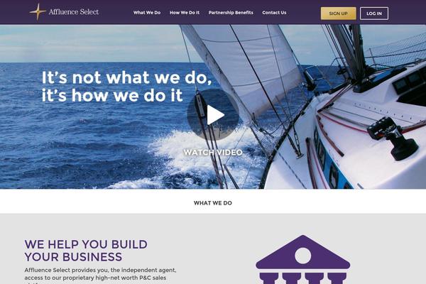 affluenceselect.com site used Bcu