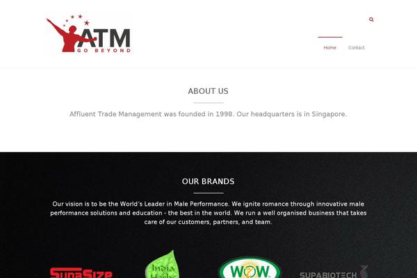 Ample theme site design template sample
