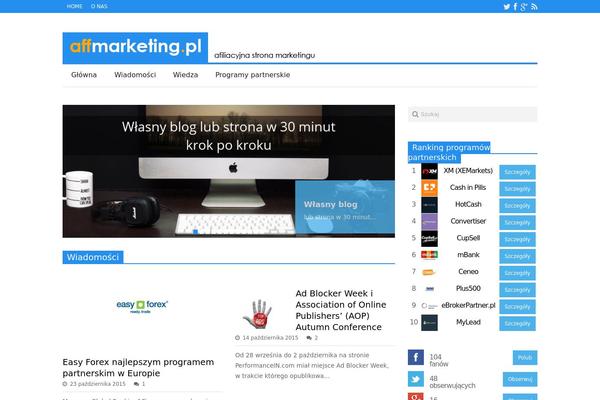 Cyberfolks theme site design template sample