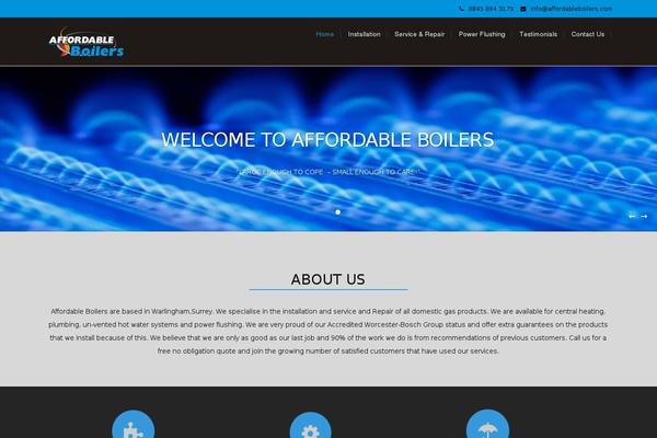 Modality theme site design template sample