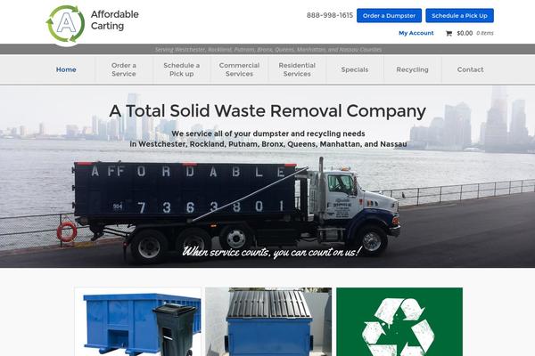 Storefront theme site design template sample