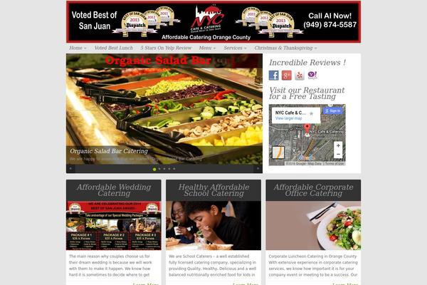 NonProfit theme site design template sample