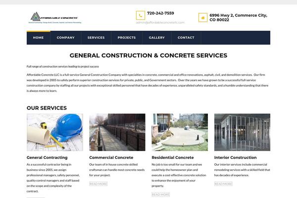 Structure theme site design template sample