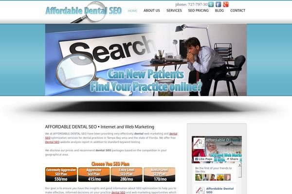 Sansation theme site design template sample