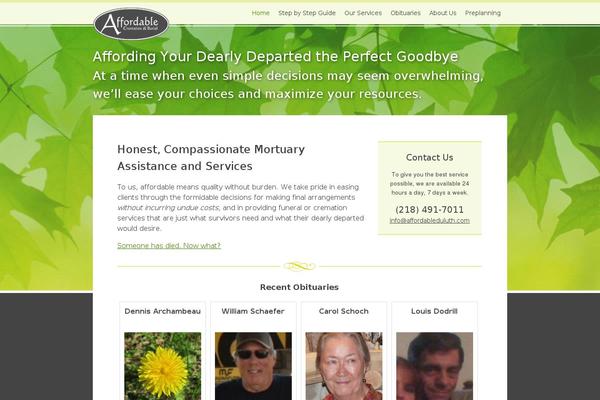 Incarnation theme site design template sample