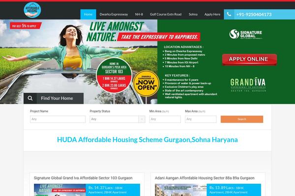 Realhomes Theme website example screenshot