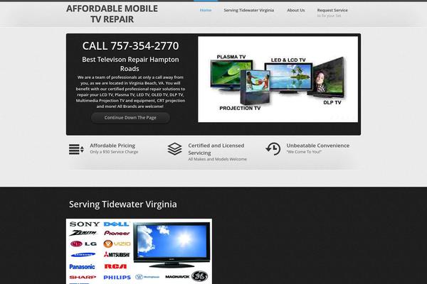 Spark theme site design template sample