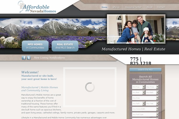 Site using Advanced Real Estate Mortgage Calculator plugin