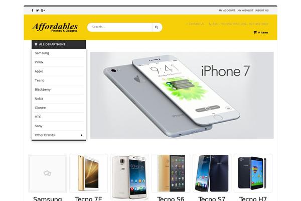 affordablephonesng.com site used Razzi-child