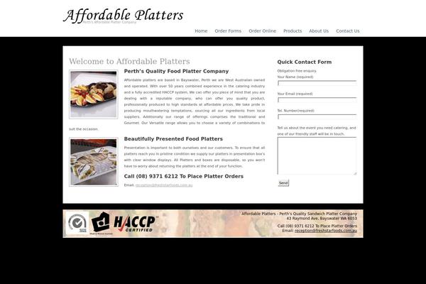 Visionary theme site design template sample