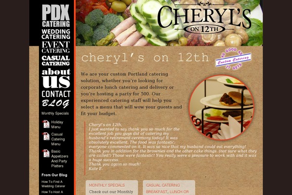 affordableportlandcatering.com site used Catered