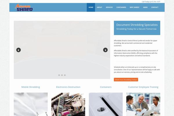 Builder_child theme site design template sample