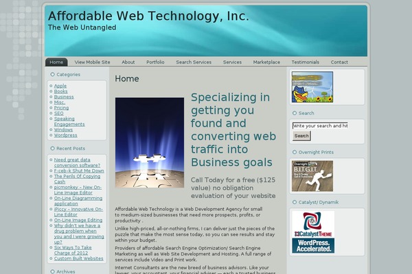 WPTest theme websites examples