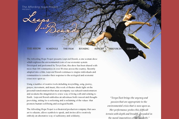affordinghopeproject.org site used FlatMagazinews