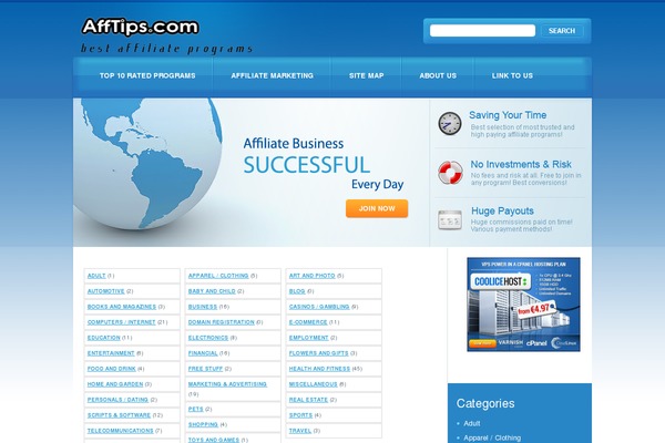 Site using Article Directory plugin