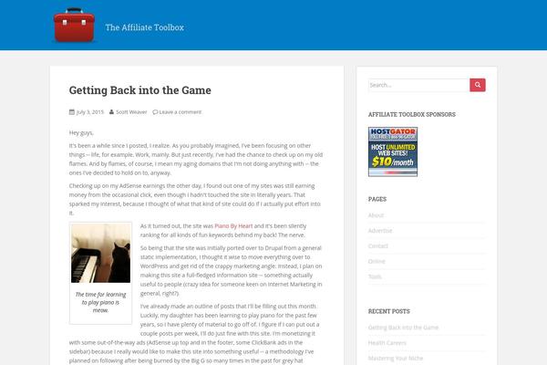 Site using CommentLuv plugin
