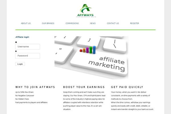 Firma theme site design template sample
