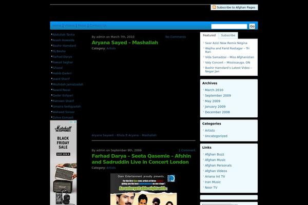 Mumrik theme site design template sample