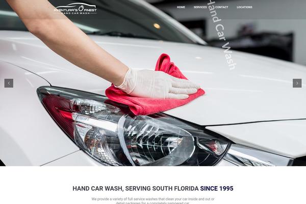 Carwash theme site design template sample