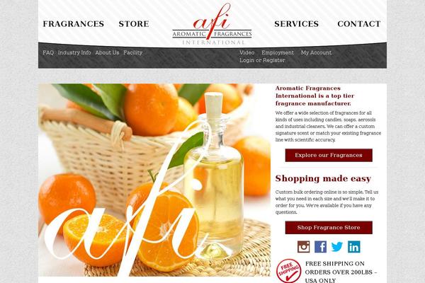 Impreza theme site design template sample