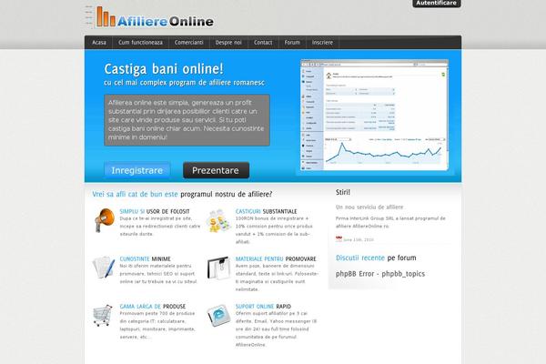 afiliereonline.ro site used Purecorpwp