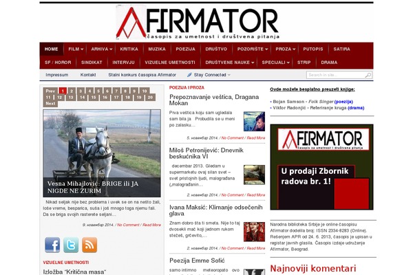 Transcript theme site design template sample