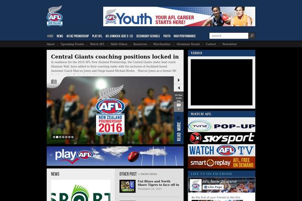 Next Magazine theme site design template sample
