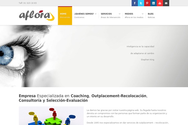 CoWorker theme site design template sample