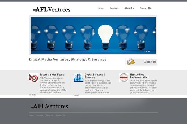 Vulcan theme site design template sample