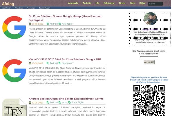 afolog.com site used Log