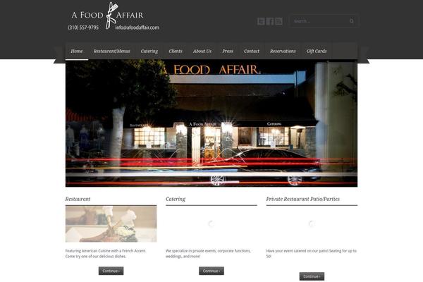 Gusteau theme site design template sample
