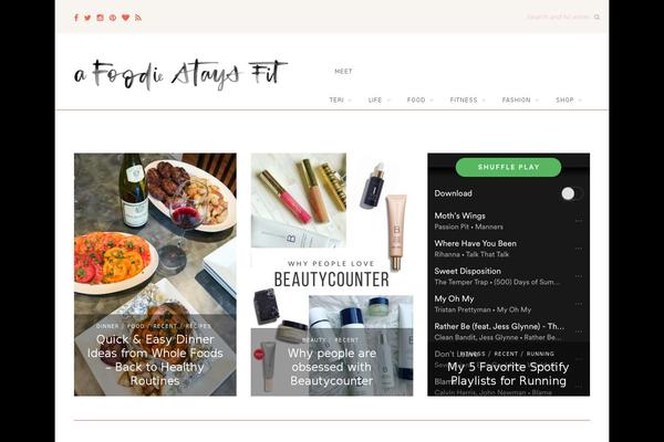 afoodiestaysfit.com site used Mtt_custom_theme
