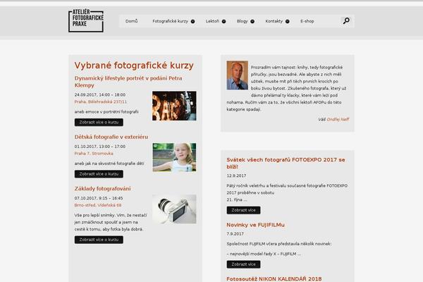 Storm theme site design template sample