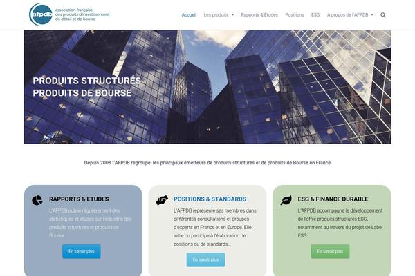 Fintech-wp theme site design template sample