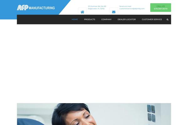 Industrial theme site design template sample
