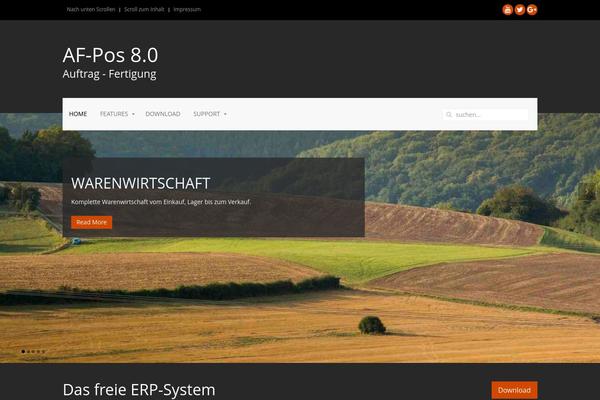 Traction theme site design template sample
