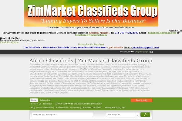 ClassiPress theme site design template sample