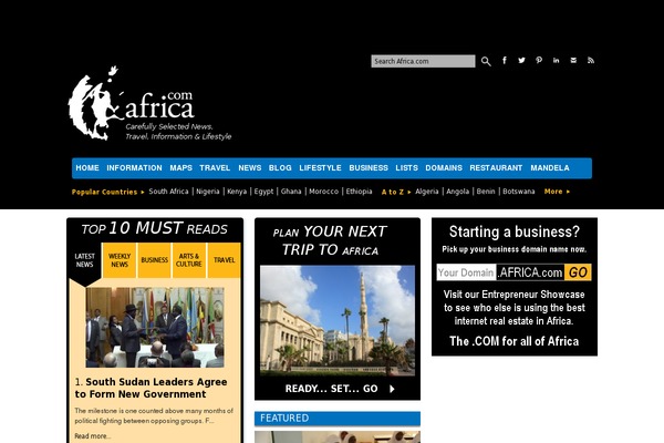 africa.com site used Astra Child