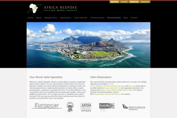 Salutation theme site design template sample