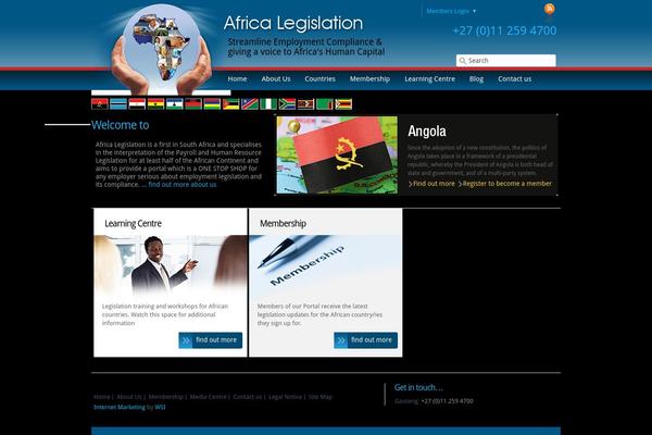 africalegislation.com site used African
