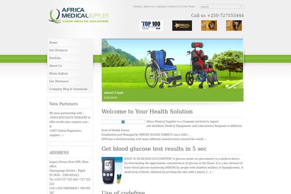 Ams theme site design template sample