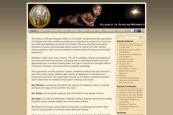 african-midwives.com site used Weaver II pro