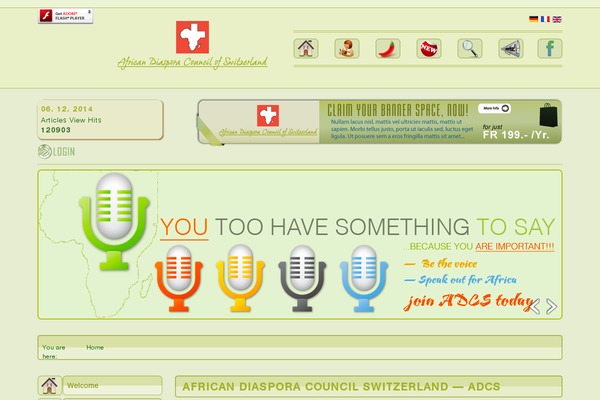 Site using Our Team Showcase plugin