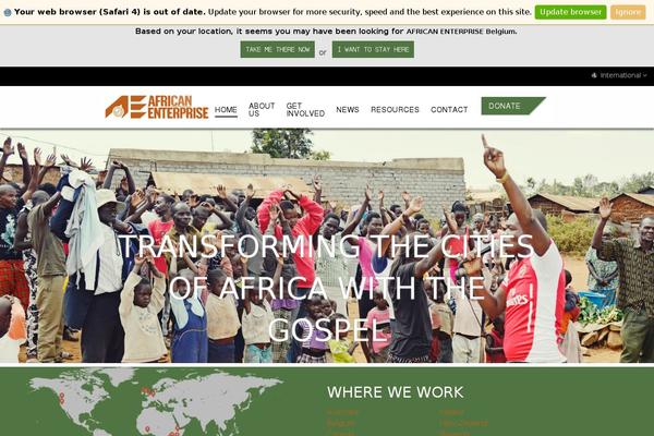 africanenterprise.com site used Ae