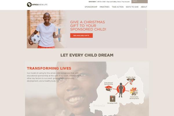 africanewlife.org site used Africanewlife