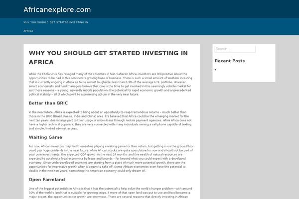 africanexplore.com site used Sylvia