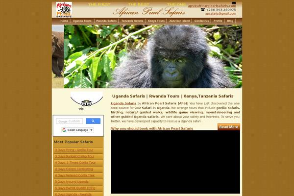 Africa theme site design template sample