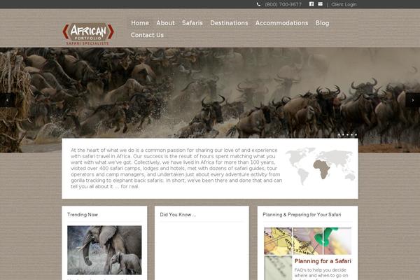 WordPress website example screenshot