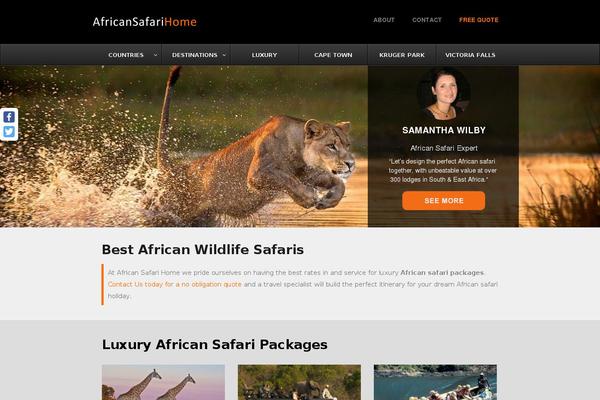 Altair theme site design template sample