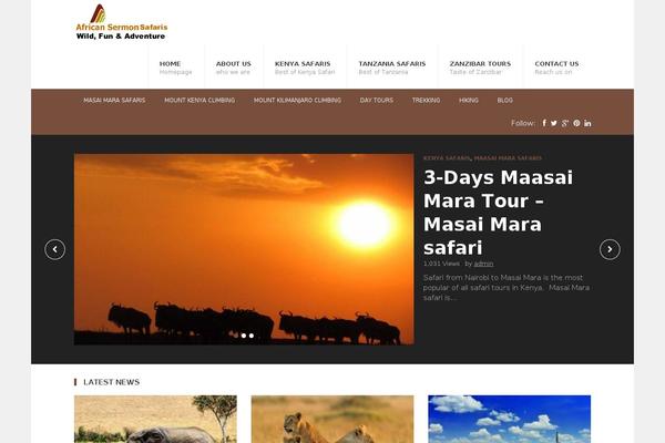 Theworld theme site design template sample